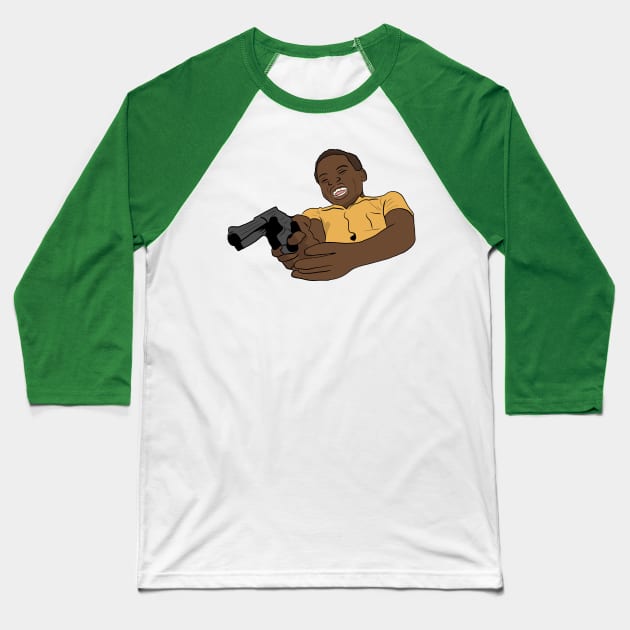 City of God Lil Ze Baseball T-Shirt by Hevding